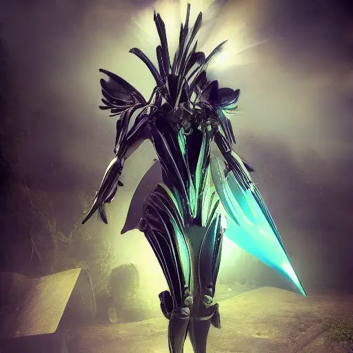 03615-340222570-titania waframe battle armor realistic, warframe tenno, photo anaglyph agtie, highly detailed, halo light, bokeh, vivid colors,.webp